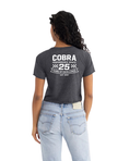 Load image into Gallery viewer, Women's Cropped Charcoal T-Shirt
