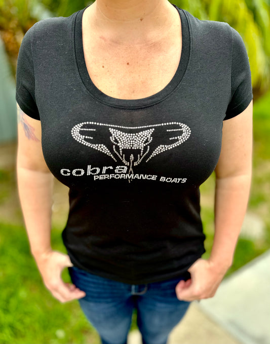 Women’s Bling Scoop T