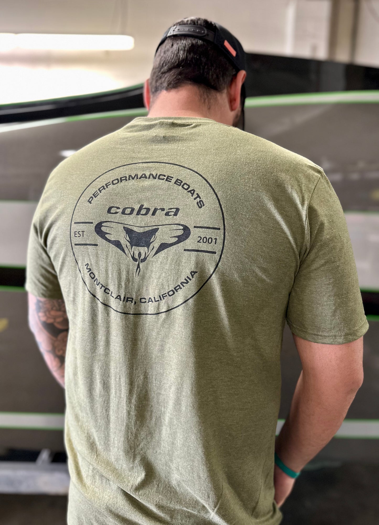 Military Green Men’s Cobra Shirt