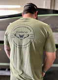 Load image into Gallery viewer, Military Green Men’s Cobra Shirt
