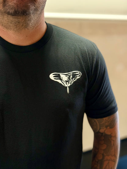 Men's American Flag Shirt - Black