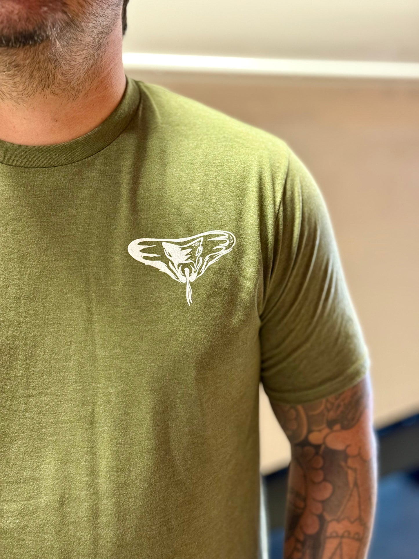 Men’s American Flag Shirt - Green