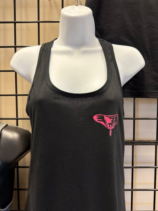 Women’s Snake Head Tank - Black & Pink