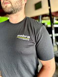 Load image into Gallery viewer, Men's Black T-Shirt with Green Python
