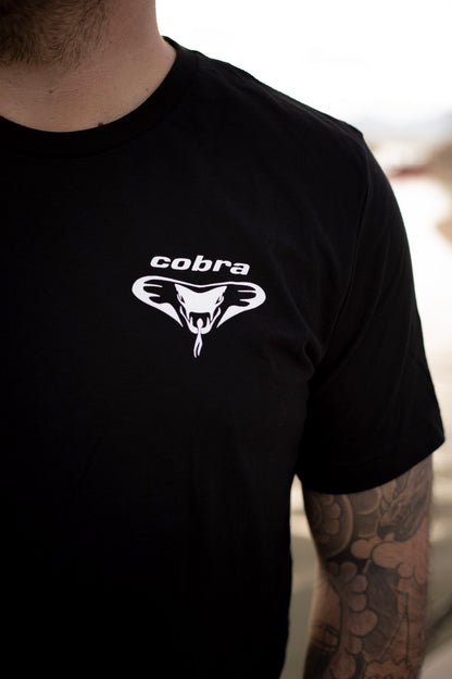 Men's Black & White Cobra T-Shirt