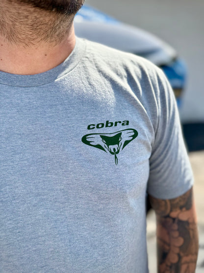 Men’s T-Shirt Military Green & Grey American Flag