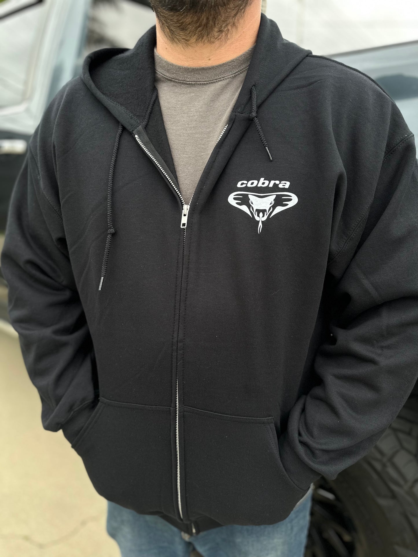 Zip Up Jacket - Blue